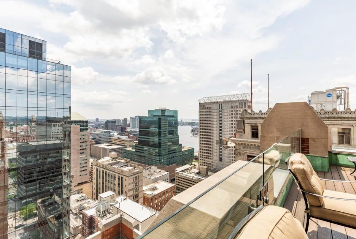 2B 2Ba Luxury Downtown Suite Rooftop Deck & Gym Baltimore Exterior photo